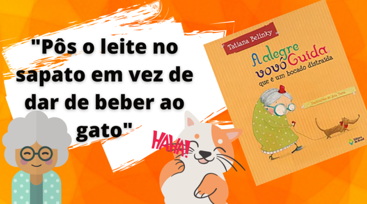 Livro Audio Book /A Alegre Vovó Guida /História Infantil/Livro Animado conta História de Avós